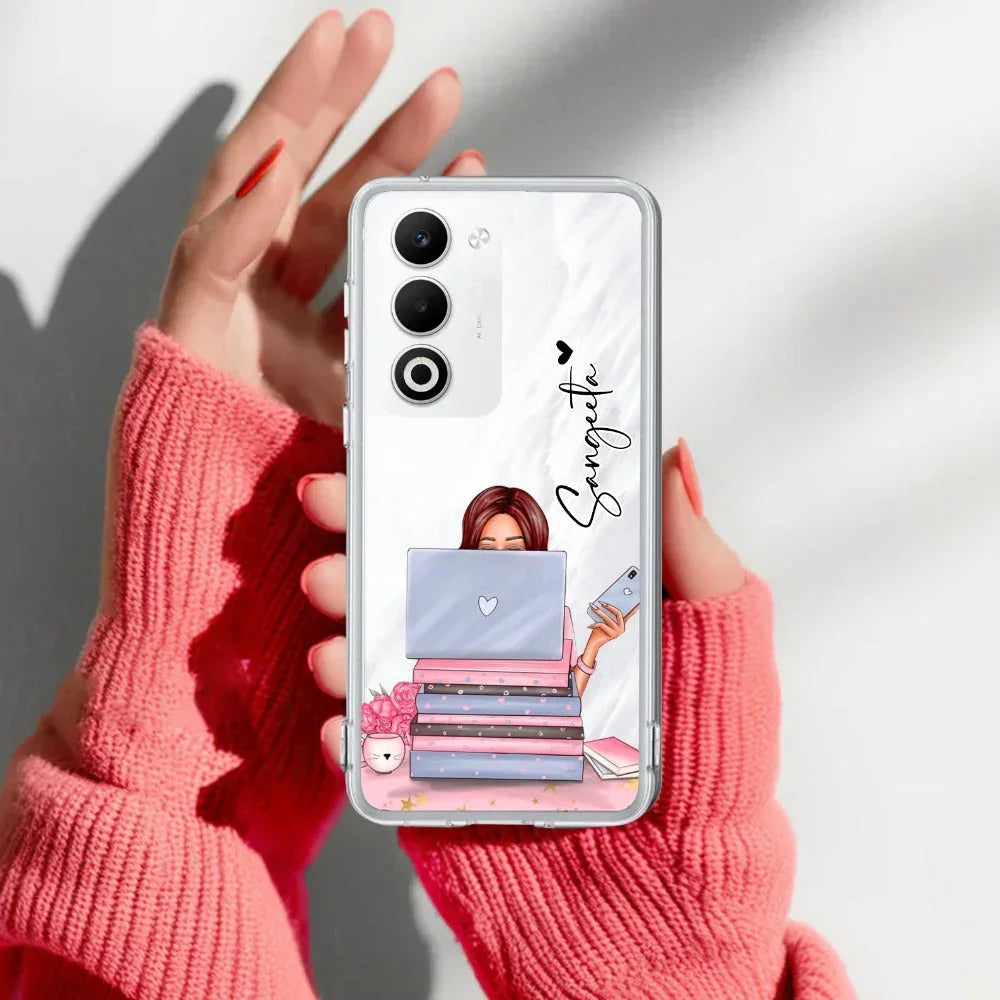 Lady Planner Customize Anti Yellow Case For Oppo A5 5G