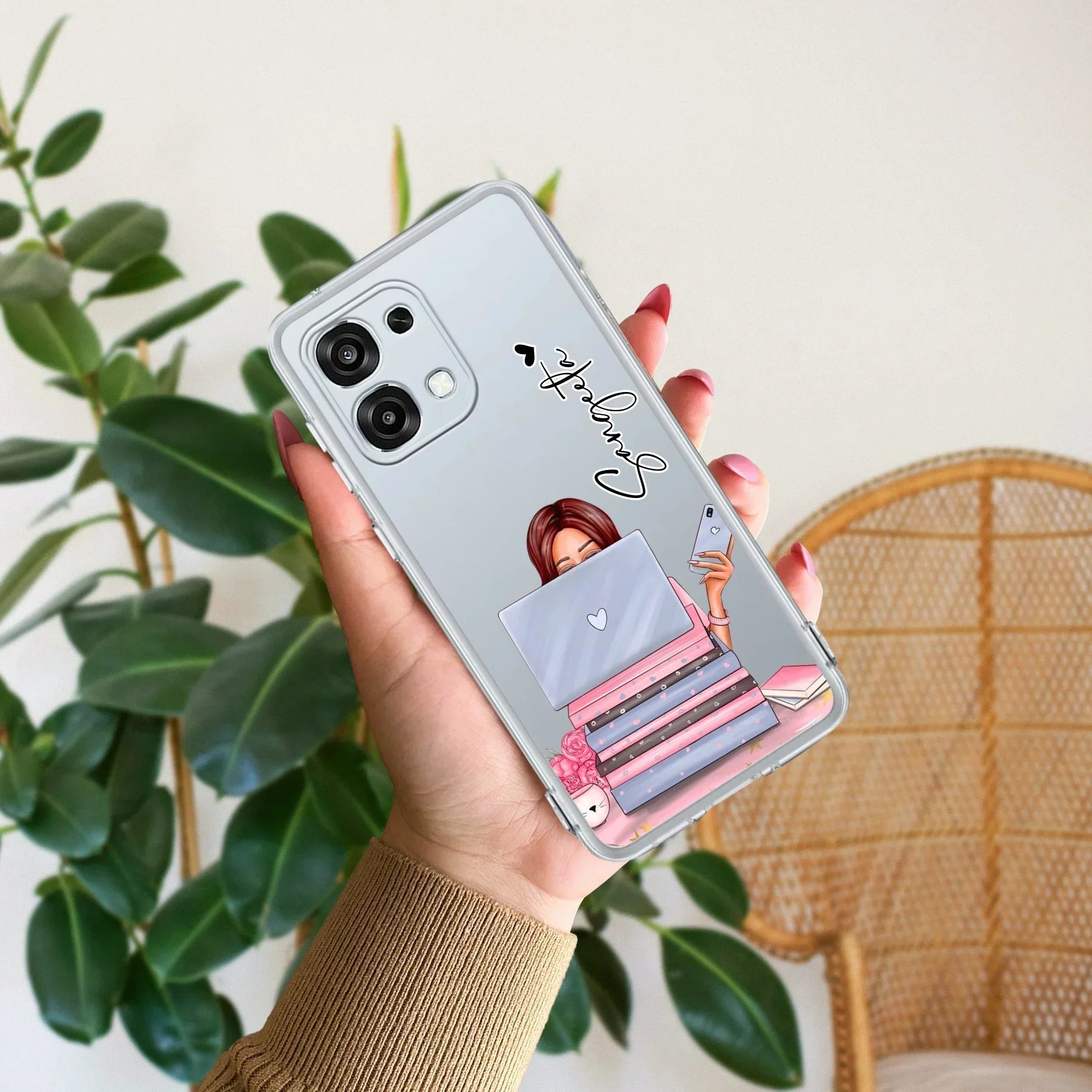 Lady Planner Customize Anti Yellow Case For Oppo F31 5G