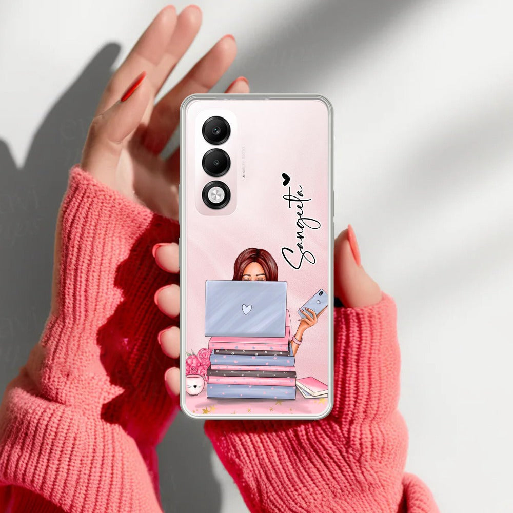 Lady Planner Customize Transparent Silicon Case For Oppo