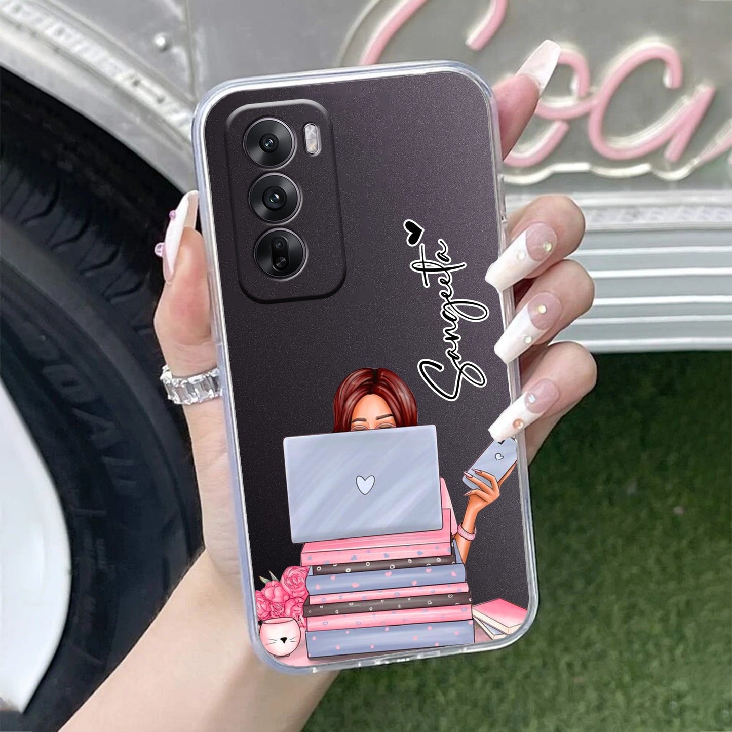 Lady Planner Customize Transparent Silicon Case For Oppo