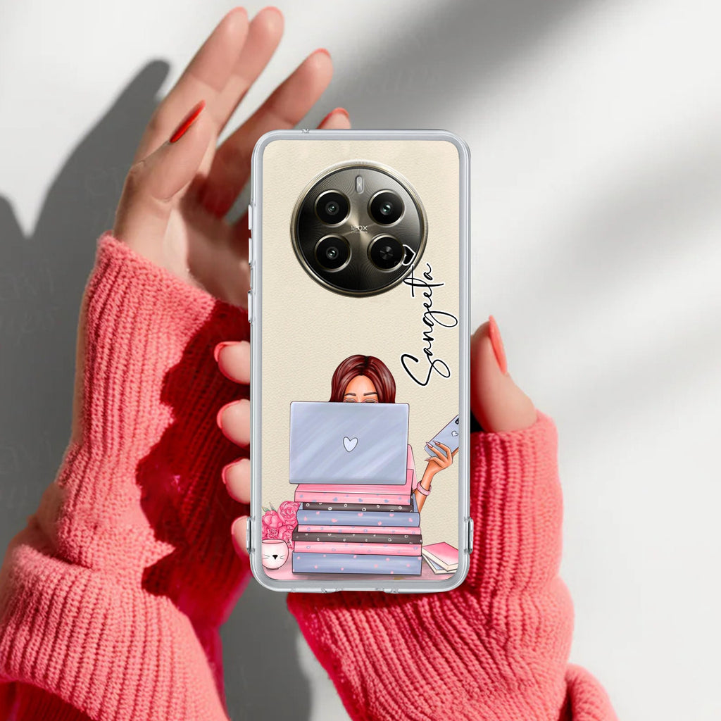 Lady Planner Customize Anti Yelllow Case For Realme Narzo 70 Pro 5G