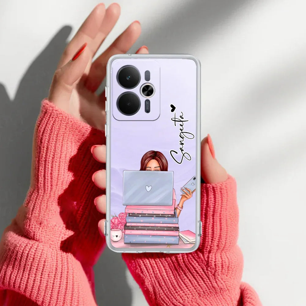 Lady Planner Customize Transparent Silicon Case For Realme/Narzo - ShopOnCliQ