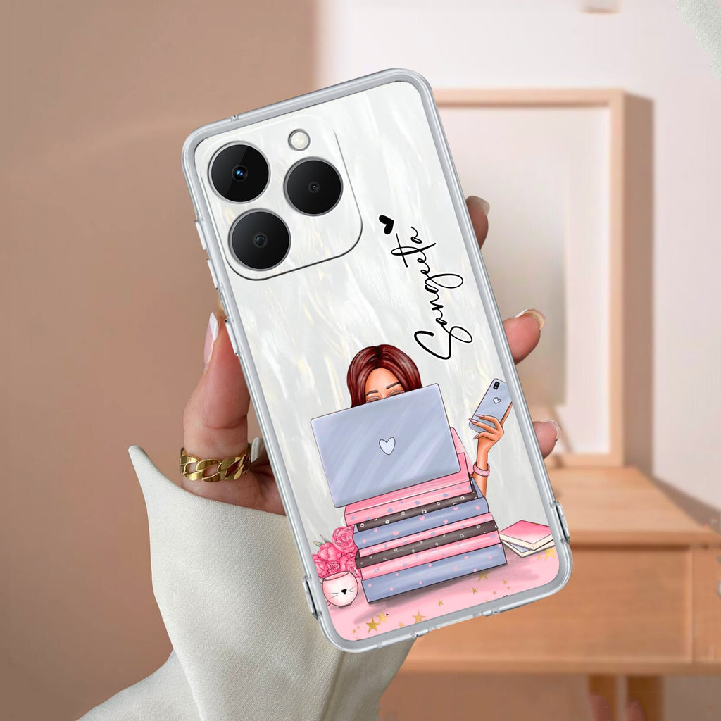 Lady Planner Customize Anti Yellow Case For Realme 15T 5G