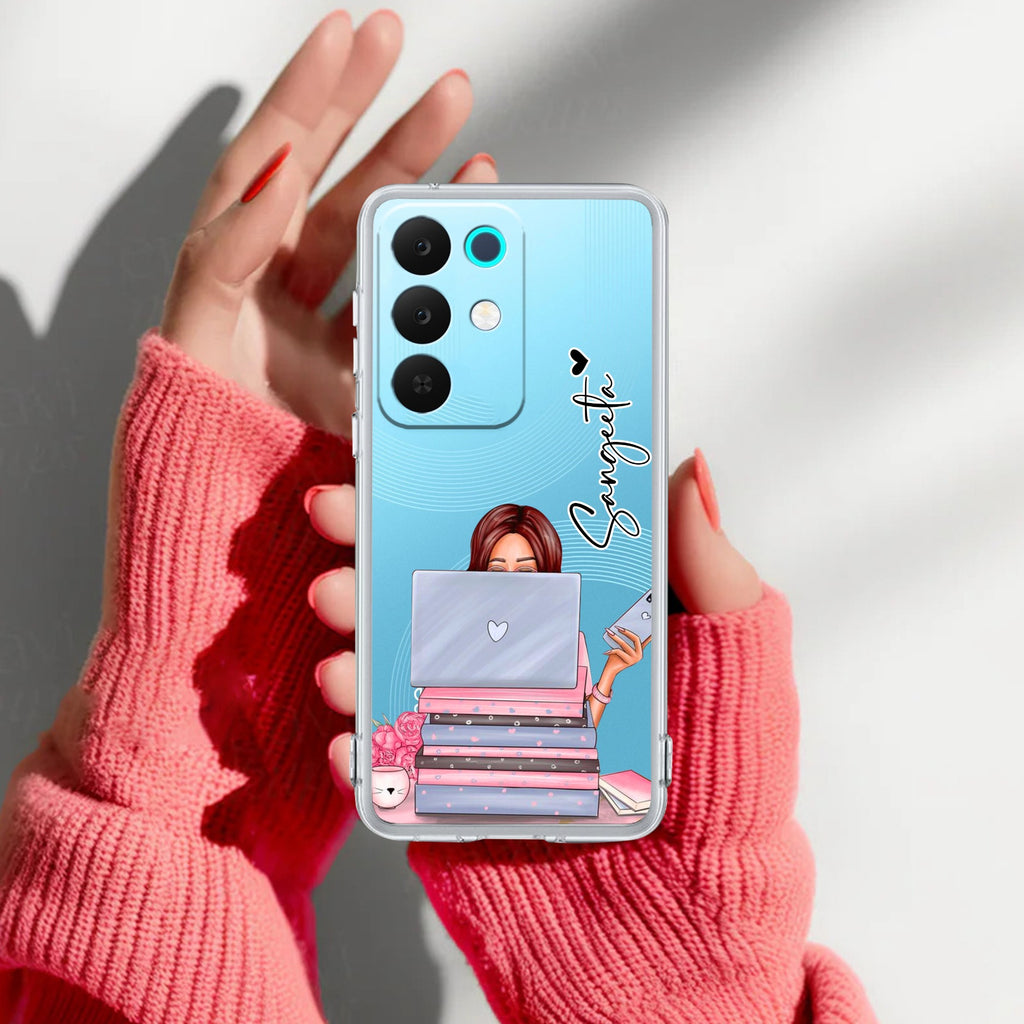 Lady Planner Customize Anti Yelllow Case For Realme 15X 5G