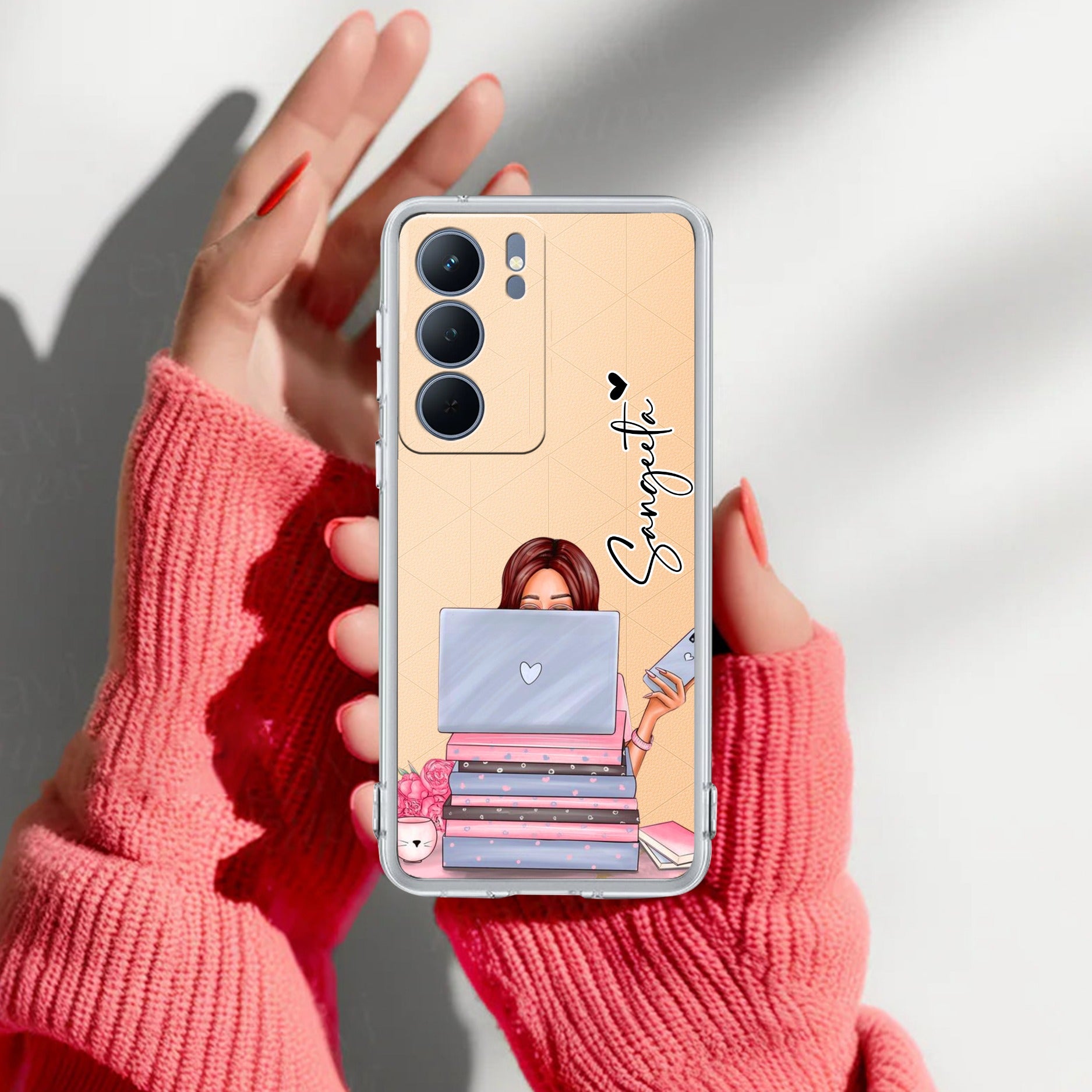 Lady Planner Customize Transparent Silicon Case For Realme Narzo 80 Lite 5G