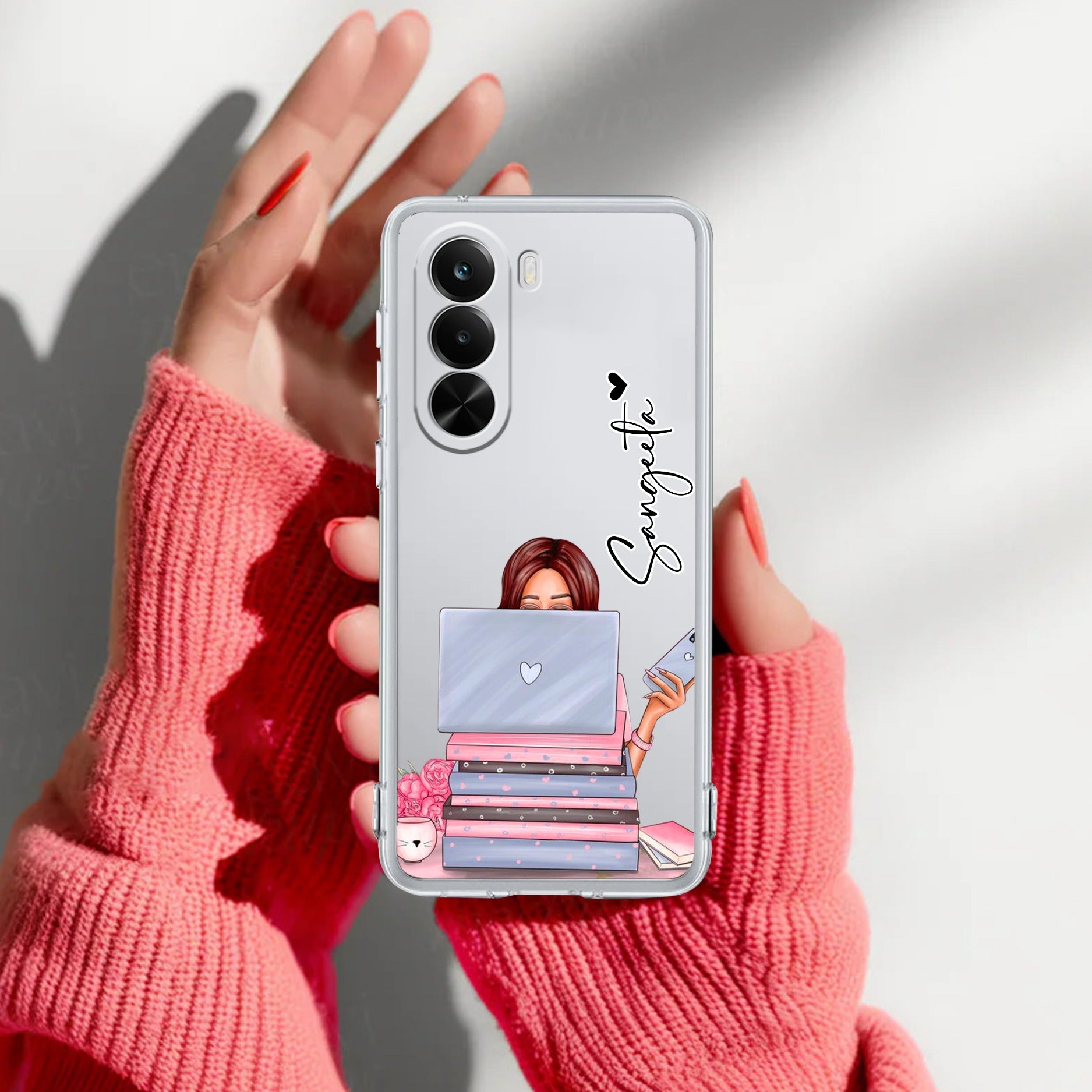 Lady Planner Customize Anti Yelllow Case For Realme P4x 5G