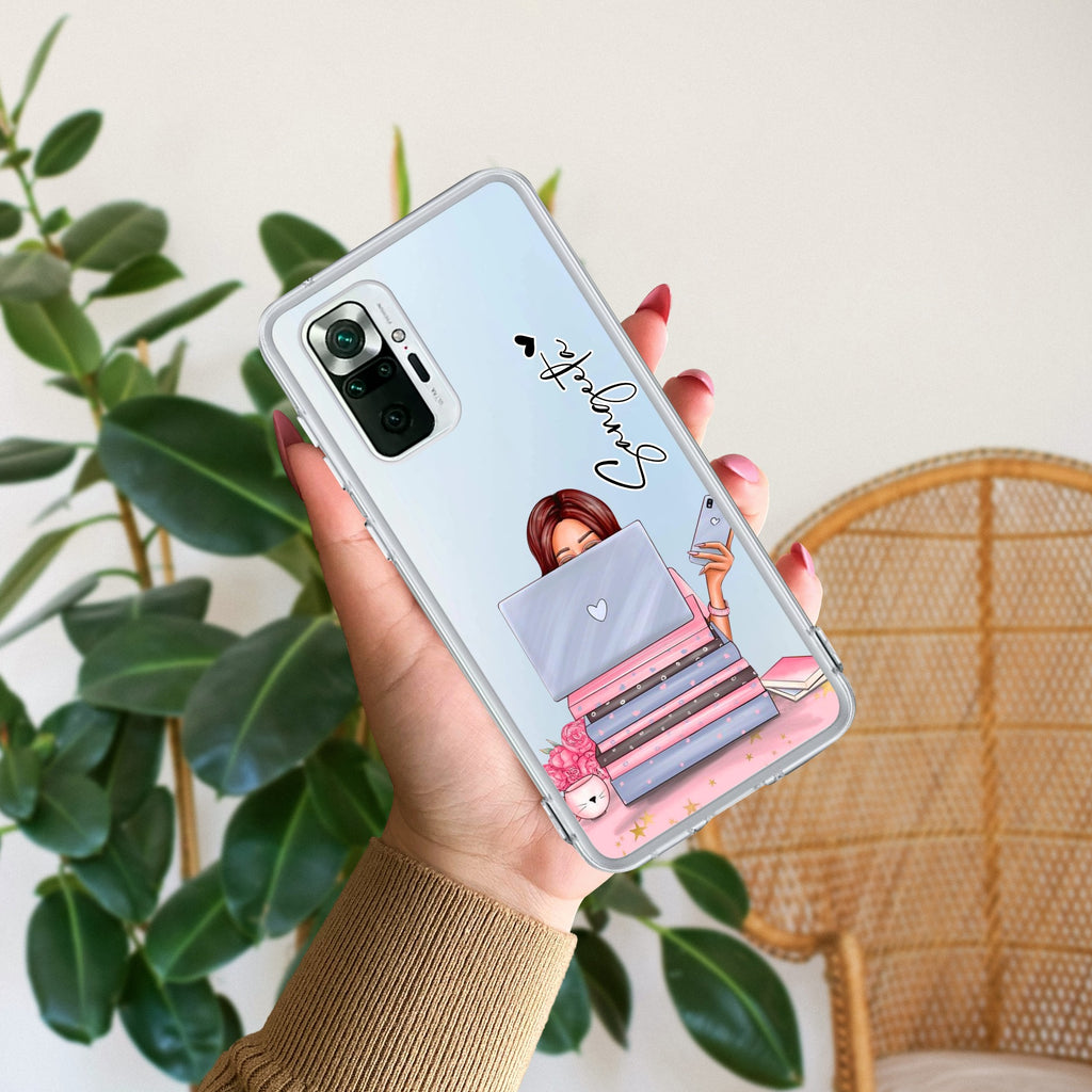 Lady Planner Customize Anti Yellow Case For Redmi Note 10 Pro / Redmi Note 10 Pro Max