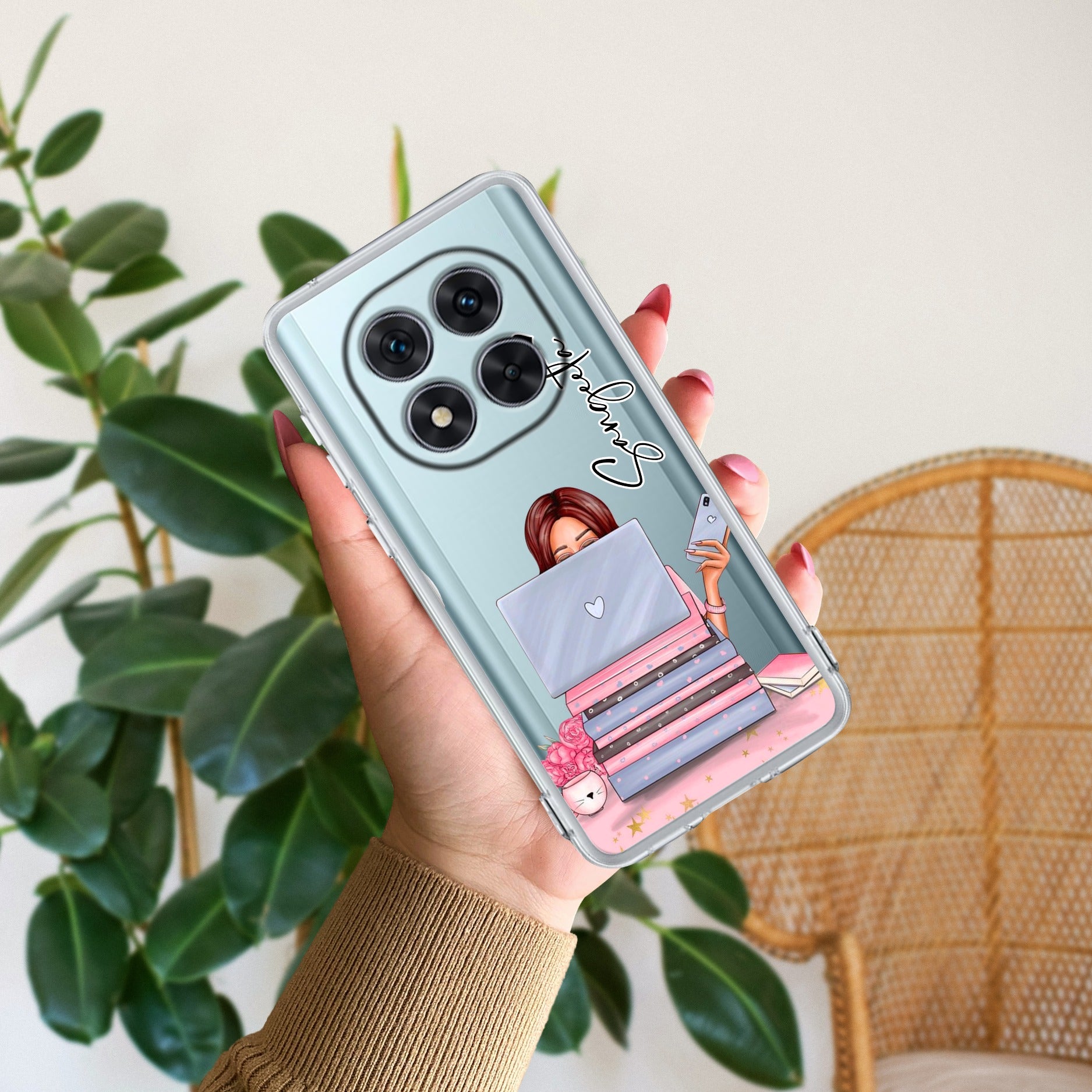 Lady Planner Customize Transparent Silicon Case For Redmi Note 15 5G