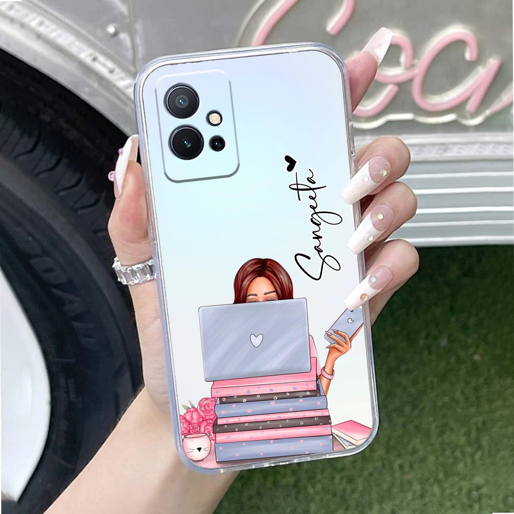 Lady Planner Customize Anti Yellow Case For Vivo T1 5G