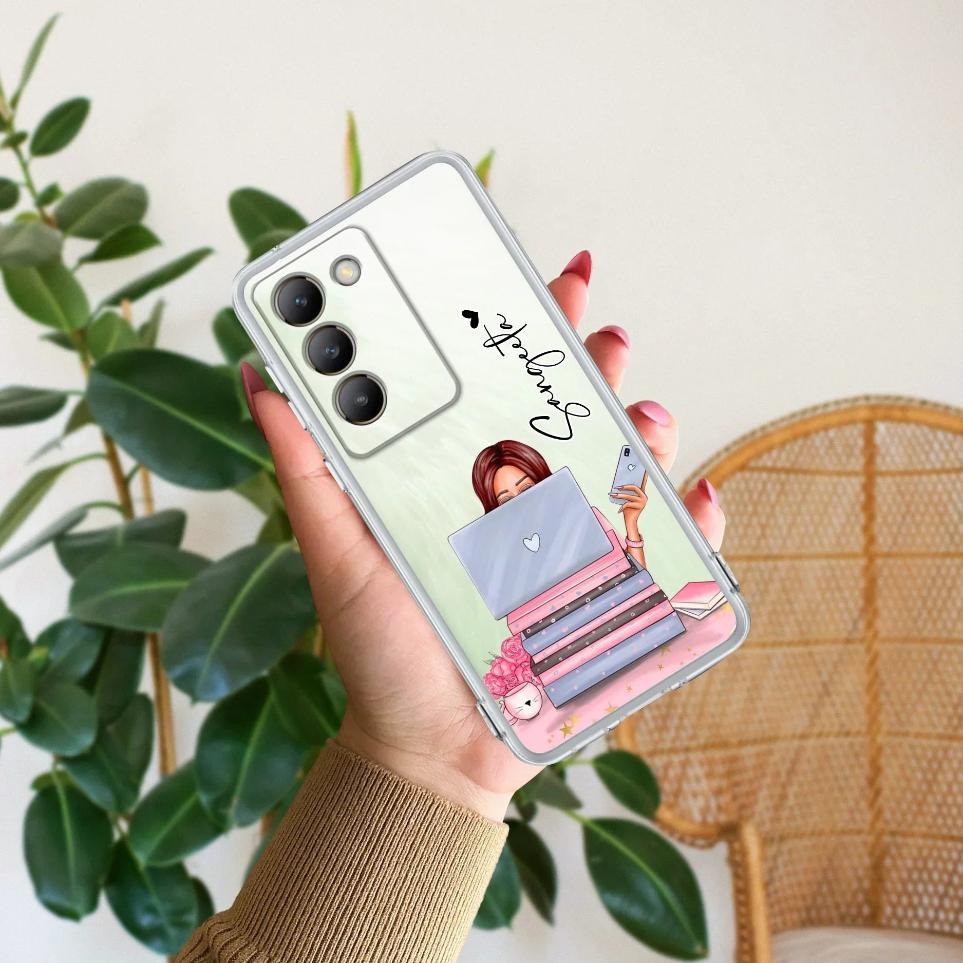 Lady Planner Customize Transparent Silicon Case For Vivo Y200e 5G