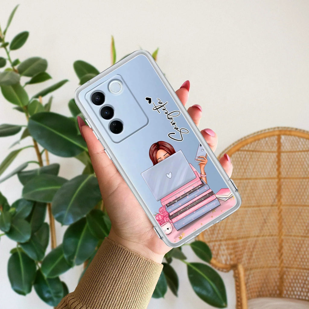 Lady Planner Customize Transparent Silicon Case For Vivo Y12G /Vivo Y12S
