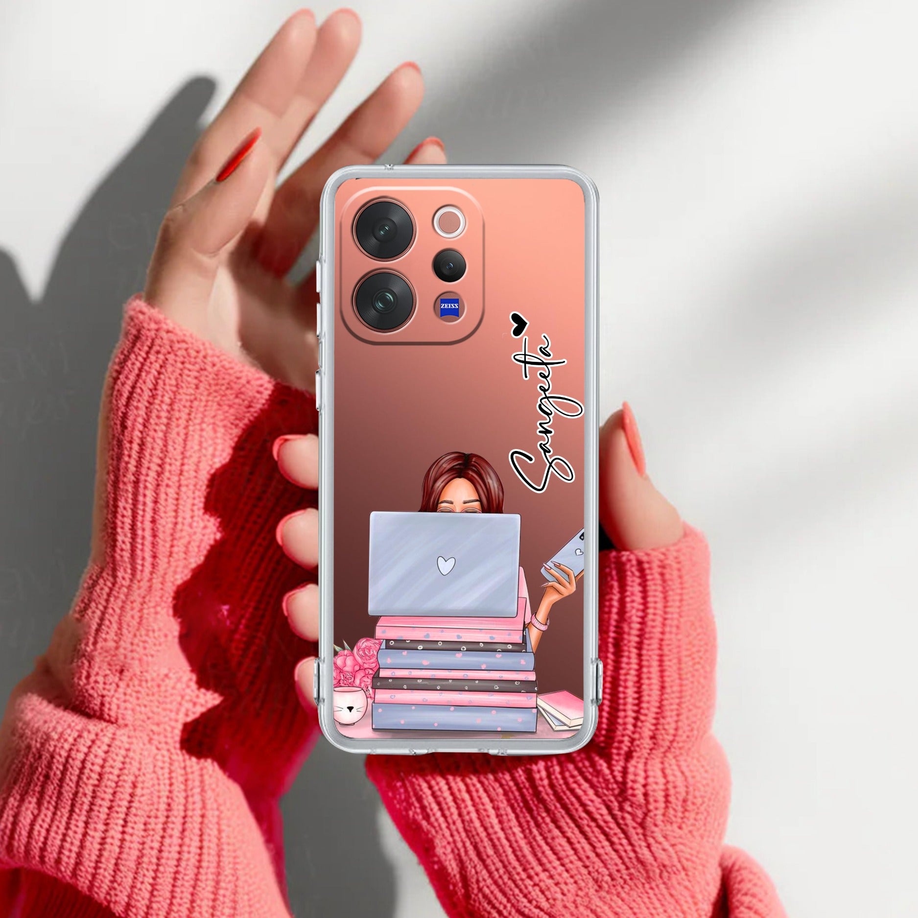 Lady Planner Customize Transparent Silicon Case For Vivo X200 FE