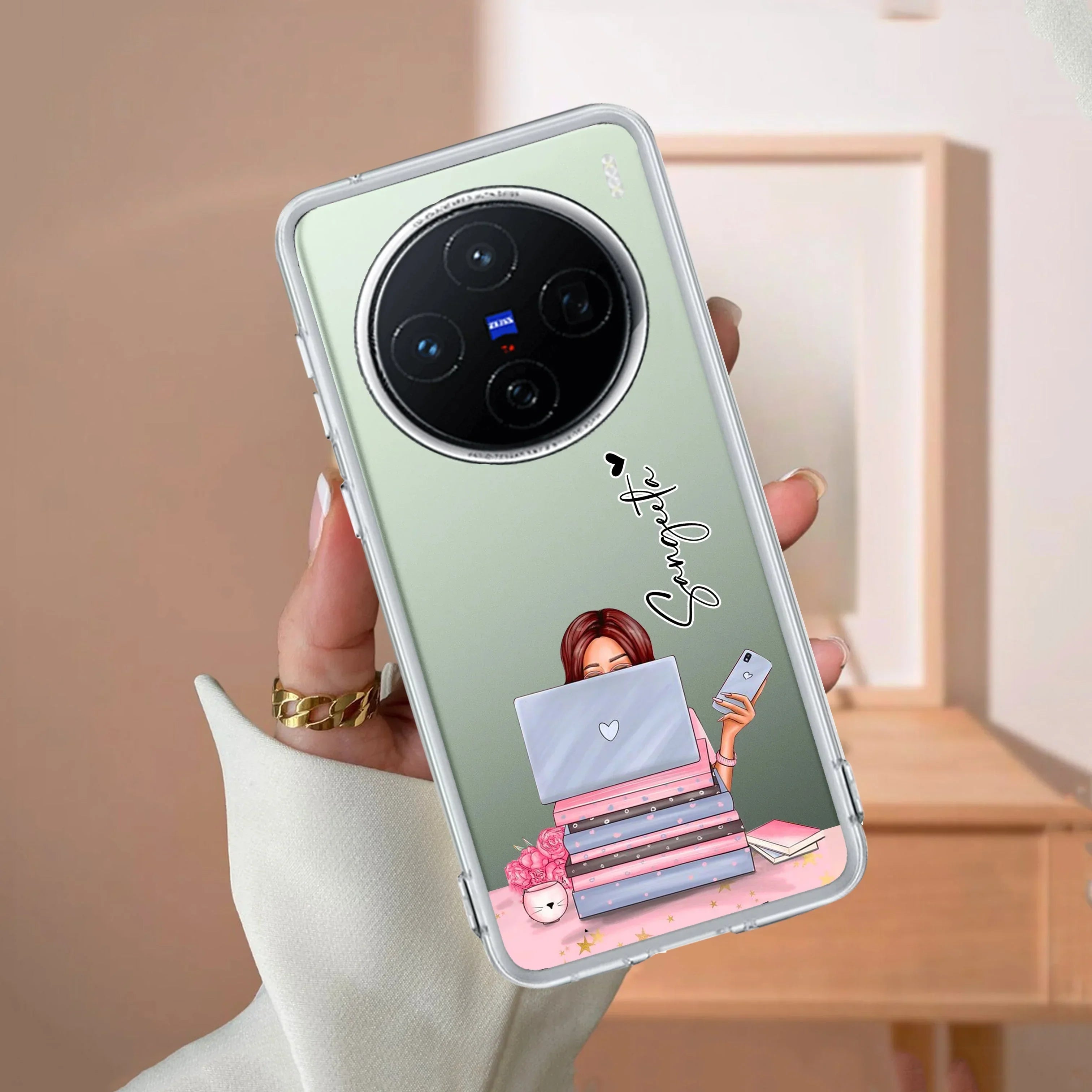 Lady Planner Customize Transparent Silicon Case For Vivo Y200 5G