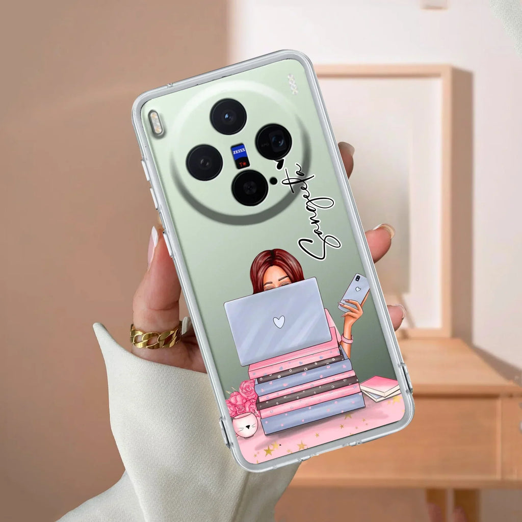 Lady Planner Customize Transparent Silicon Case For Vivo X200 5G