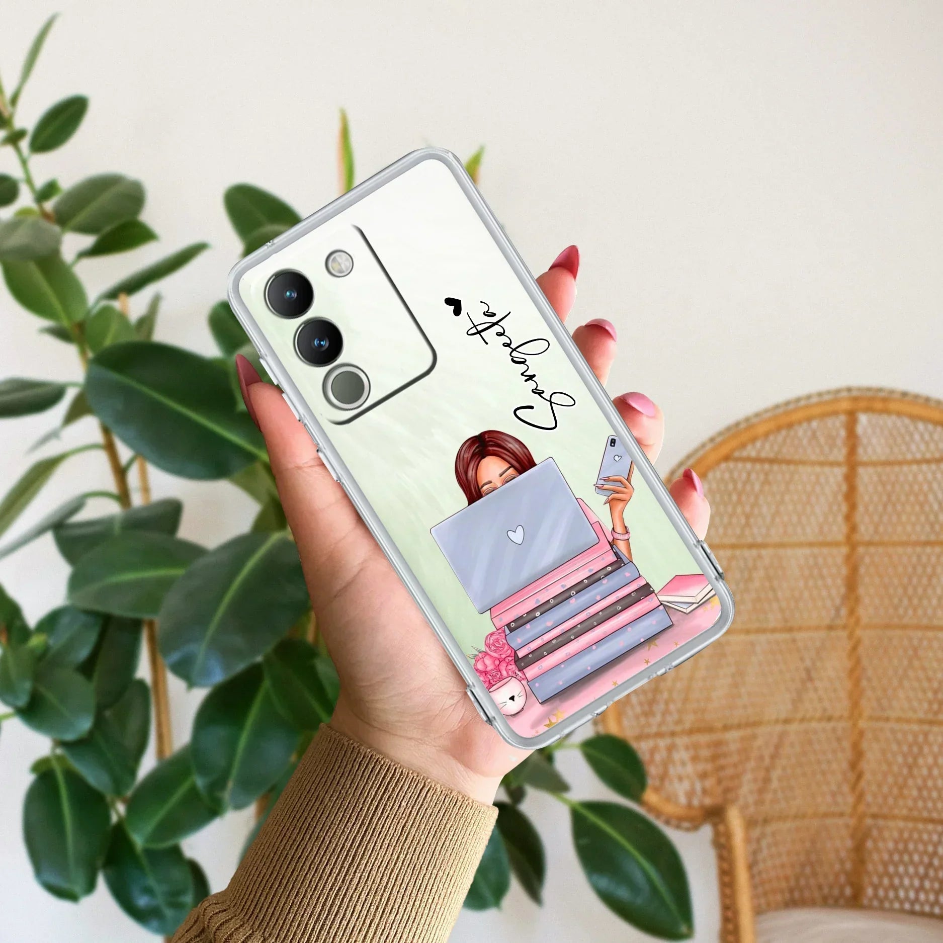 Lady Planner Customize Transparent Silicon Case For Vivo Y200 5G
