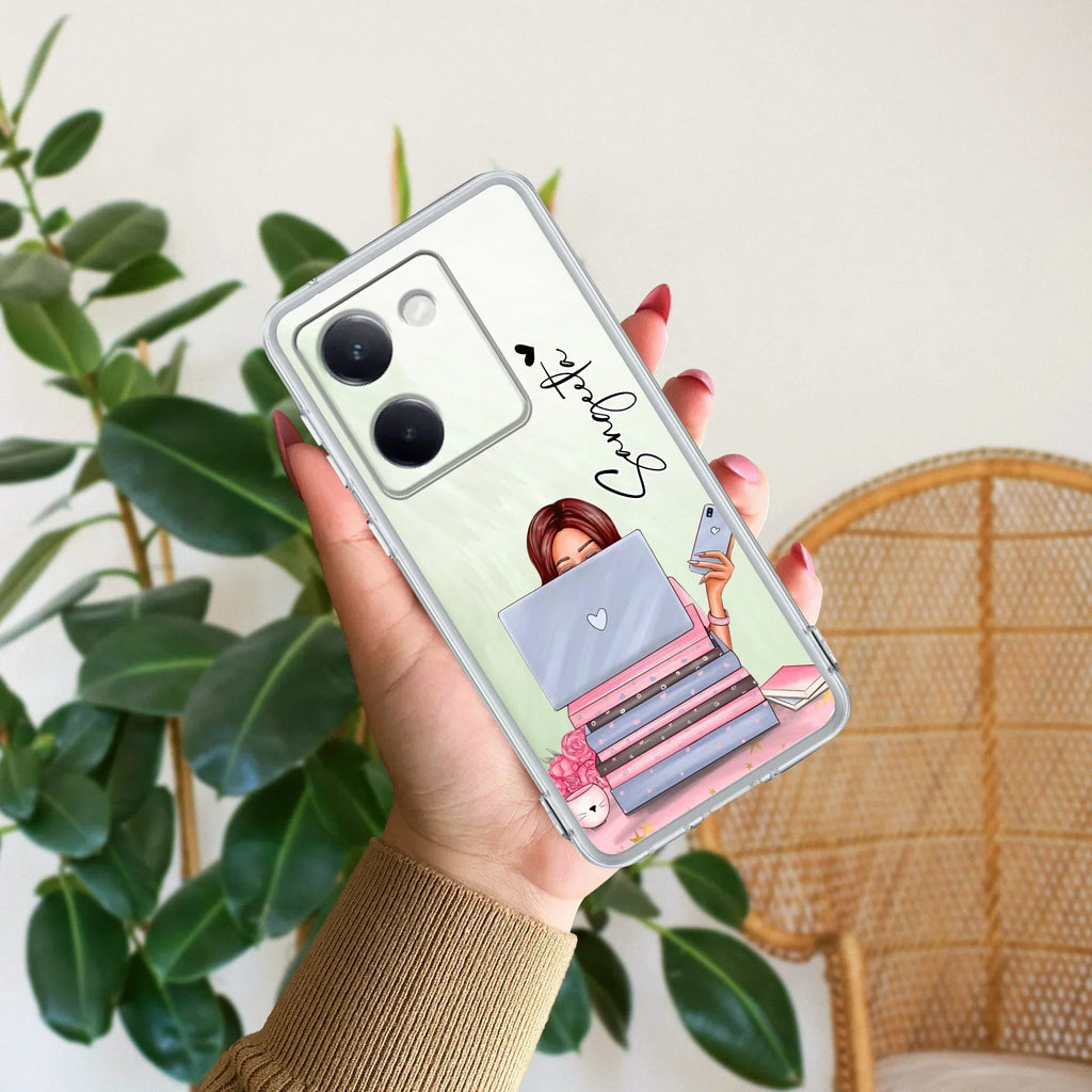Lady Planner Customize Transparent Silicon Case For Vivo Y39 5G