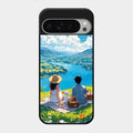Lakeside Whimsy Glass Case Cover For Google Pixel 9 Pro Xl