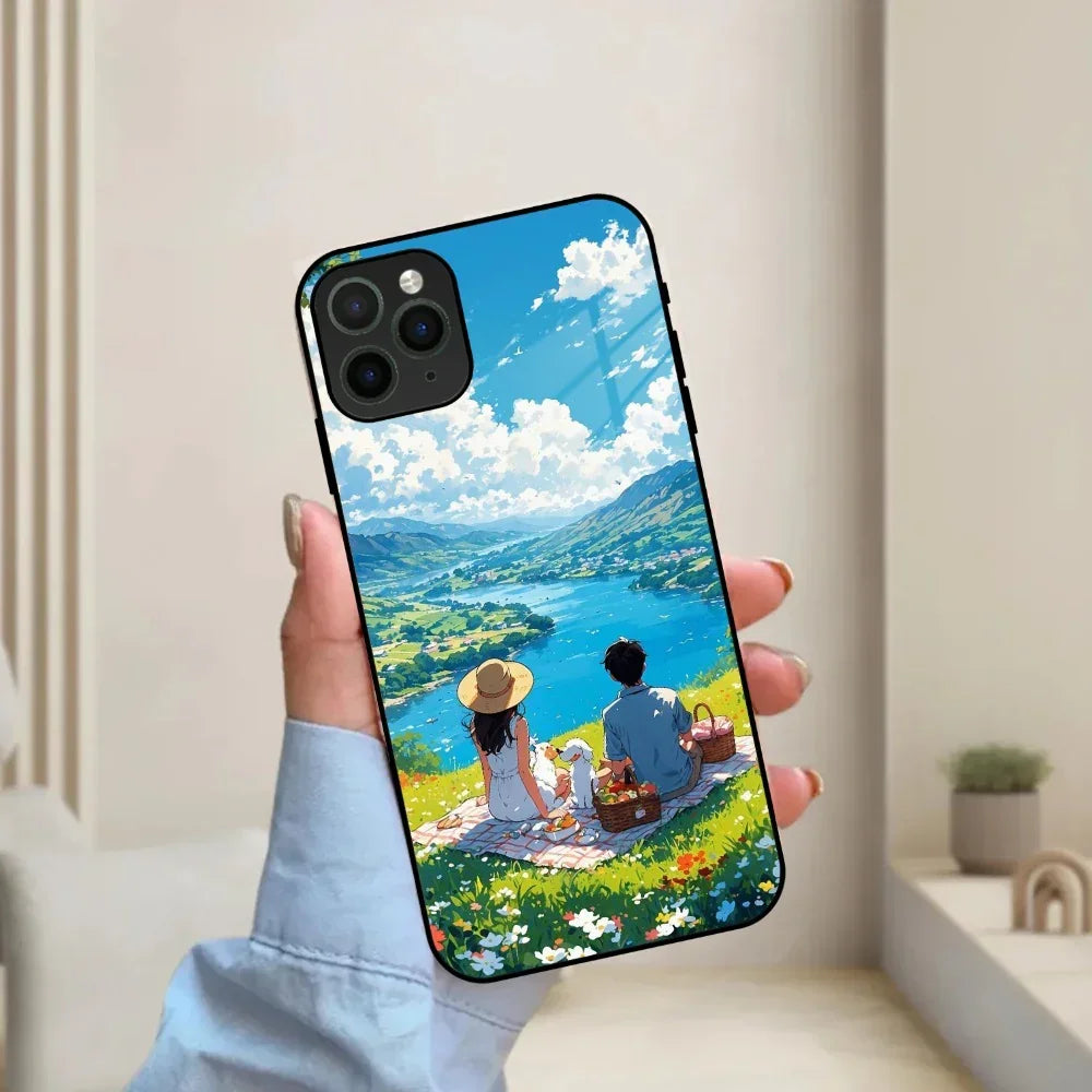 Lakeside Whimsy Glass Case Cover For iPhone - ShopOnCliQ
