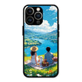 Lakeside Whimsy Glass Case Cover For iPhone 13 Pro Max