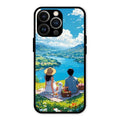 Lakeside Whimsy Glass Case Cover For iPhone 13 Pro