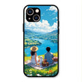 Lakeside Whimsy Glass Case Cover For iPhone 13