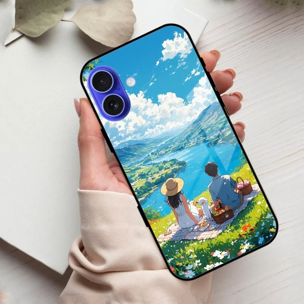 Lakeside Whimsy Glass Case Cover For iPhone - ShopOnCliQ