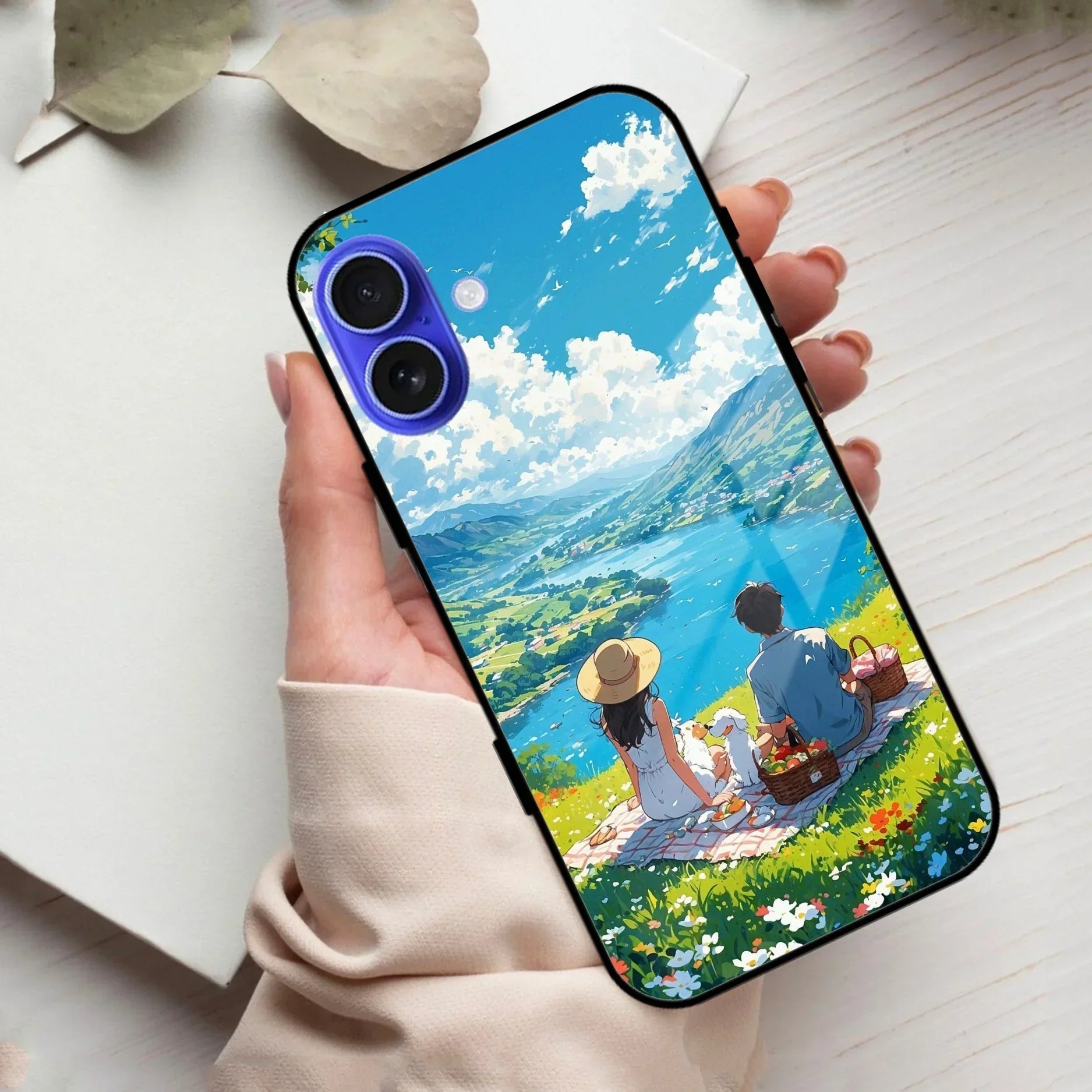 Lakeside Whimsy Glass Case Cover For iPhone - ShopOnCliQ