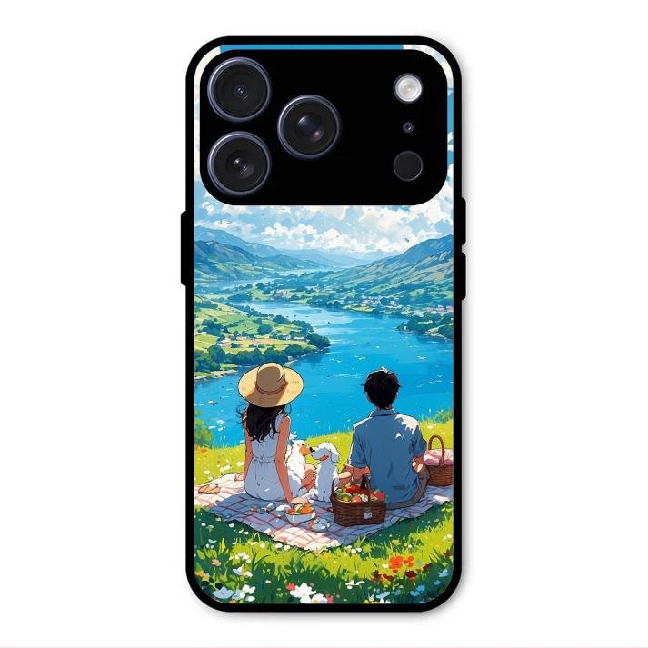 Lakeside Whimsy Glass Case Cover For iPhone 17 Pro Max