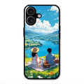 Lakeside Whimsy Glass Case Cover For iPhone 17