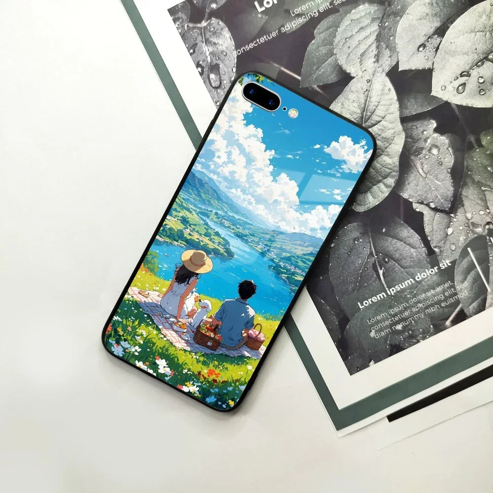 Lakeside Whimsy Glass Case Cover For iPhone - ShopOnCliQ