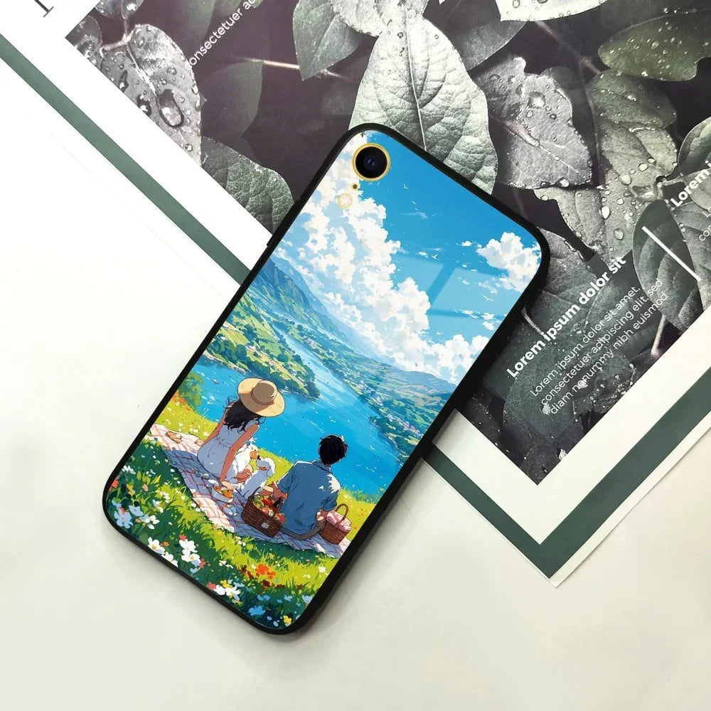 Lakeside Whimsy Glass Case Cover For iPhone - ShopOnCliQ