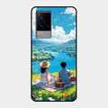 Lakeside Whimsy Glass Case Cover For Iqoo 9 5G