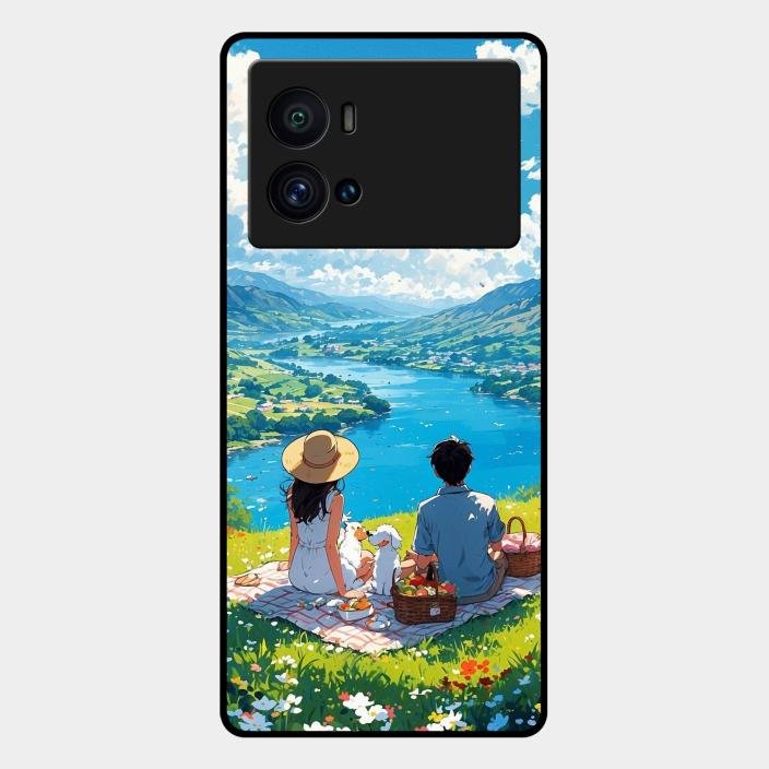 Lakeside Whimsy Glass Case Cover For Iqoo 9 Pro 5G