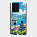 Lakeside Whimsy Glass Case Cover For Iqoo 9T 5G