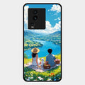 Lakeside Whimsy Glass Case Cover For Iqoo Neo 7 Pro 5G