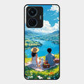 Lakeside Whimsy Glass Case Cover For Iqoo Z6 44W