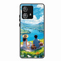 Lakeside Whimsy Glass Case Cover For Motorola Edge 40 5G