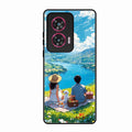 Lakeside Whimsy Glass Case Cover For Motorola Edge 50 Fusion 5G