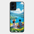Lakeside Whimsy Glass Case Cover For Motorola G45 5G