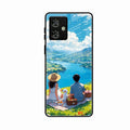 Lakeside Whimsy Glass Case Cover For Motorola G54 5G