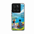 Lakeside Whimsy Glass Case Cover For Motorola G57 Power 5G