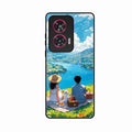 Lakeside Whimsy Glass Case Cover For Motorola G96 5G