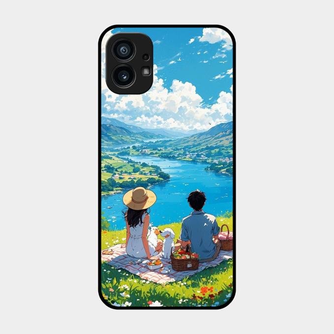 Lakeside Whimsy Glass Case Cover For Nothing Phone 1