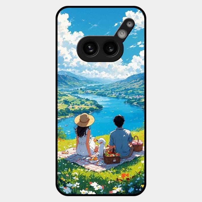 Lakeside Whimsy Glass Case Cover For Nothing Phone 2A Plus