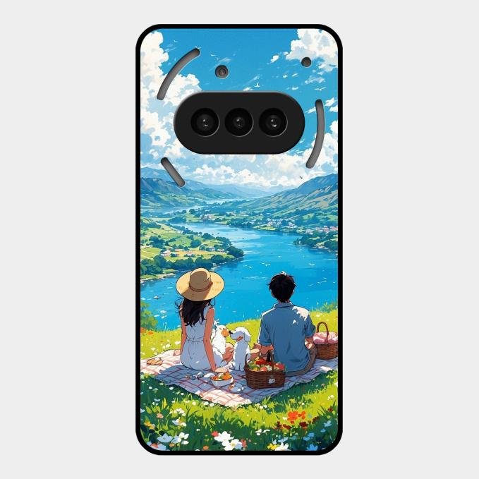 Lakeside Whimsy Glass Case Cover For Nothing Phone 3A 5G
