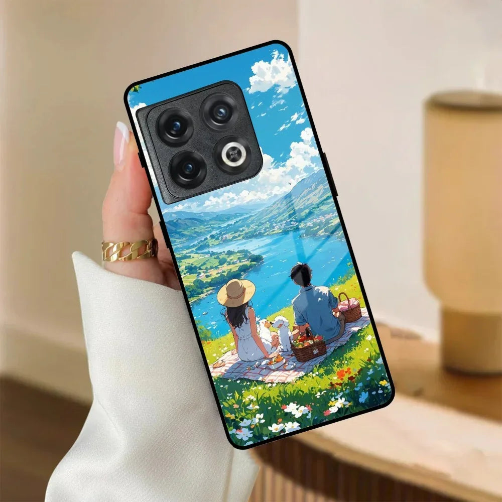 Lakeside Whimsy Glass Case Cover For OnePlus - ShopOnCliQ