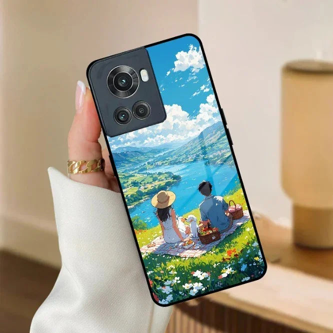 Lakeside Whimsy Glass Case Cover For OnePlus - ShopOnCliQ