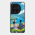 Lakeside Whimsy Glass Case Cover For Oneplus 12 5G