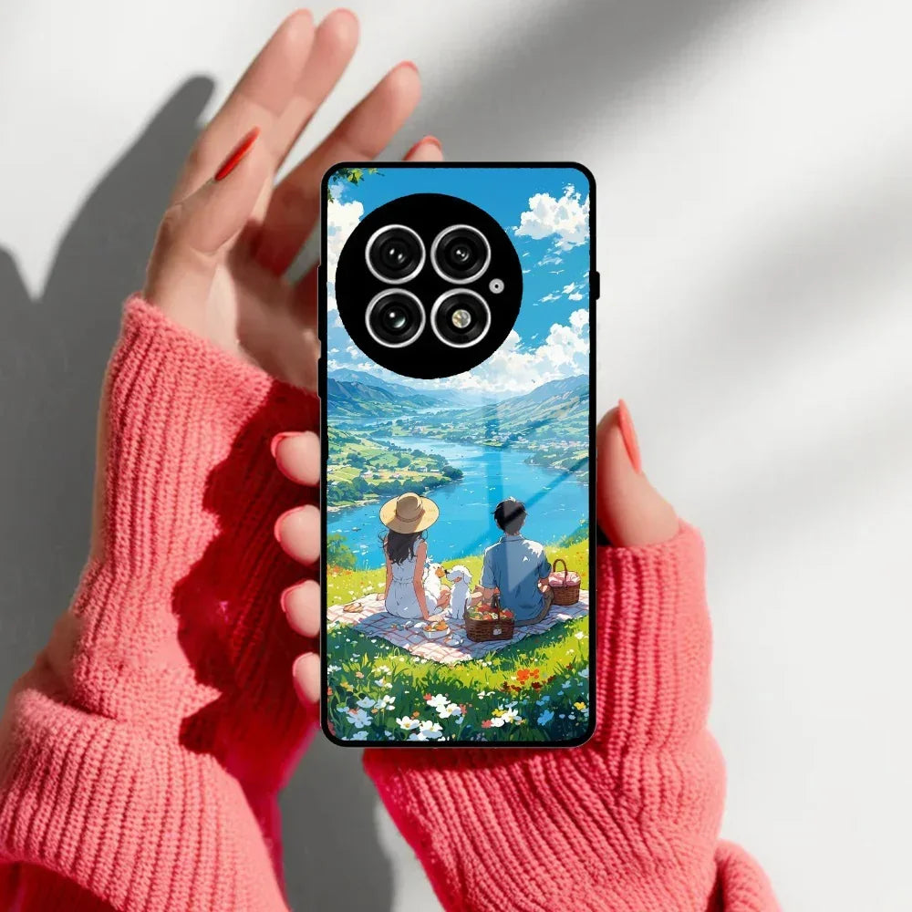 Lakeside Whimsy Glass Case Cover For OnePlus - ShopOnCliQ