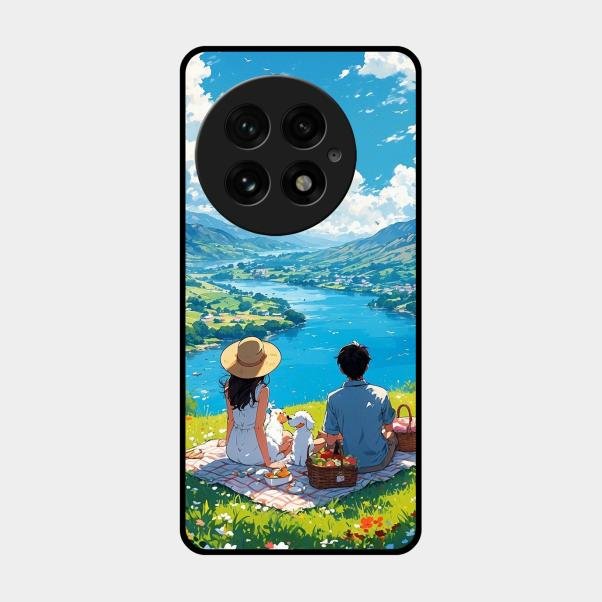 Lakeside Whimsy Glass Case Cover For Oneplus 13 5G